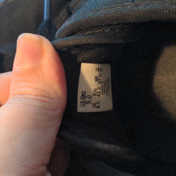 Vans Atwood Triple Black Canvas Low Top Sneakers Men's 9 - Picture 9 of 9